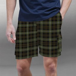 ScotsTee Shop Scottish Forbes of Druminnor Tartan Plaid Cargo Shorts for Men