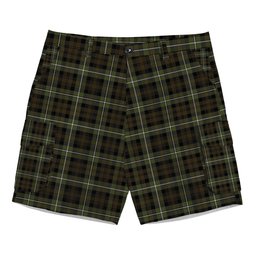 ScotsTee Shop Scottish Forbes of Druminnor Tartan Plaid Cargo Shorts for Men