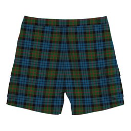 ScotsTee Shop Scottish Fletcher of Dunans Tartan Plaid Cargo Shorts for Men