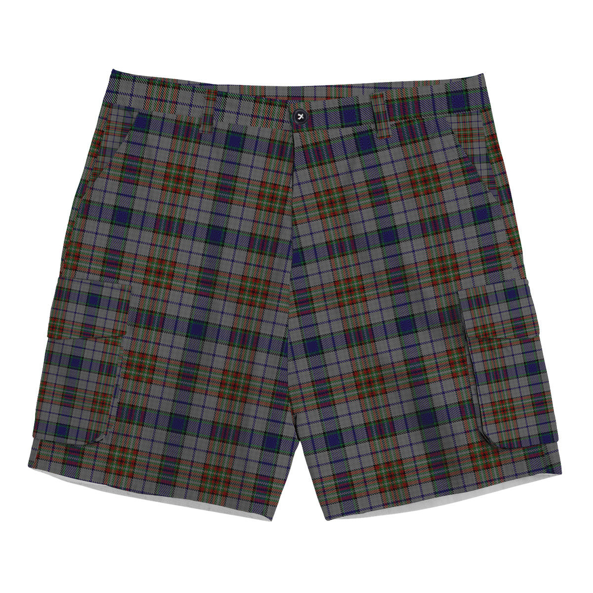 ScotsTee Shop Scottish Gayre Hunting Tartan Plaid Cargo Shorts for Men