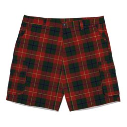 ScotsTee Shop Scottish Douglas of Roxburgh Tartan Plaid Cargo Shorts for Men