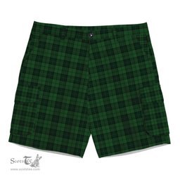 ScotsTee Shop Scottish Dunbar Hunting Tartan Plaid Cargo Shorts for Men