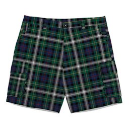 ScotsTee Shop Scottish Farquharson Dress Modern Tartan Plaid Cargo Shorts for Men