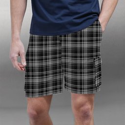 ScotsTee Shop Scottish Drummond Grey Clans Originaux Tartan Plaid Cargo Shorts for Men