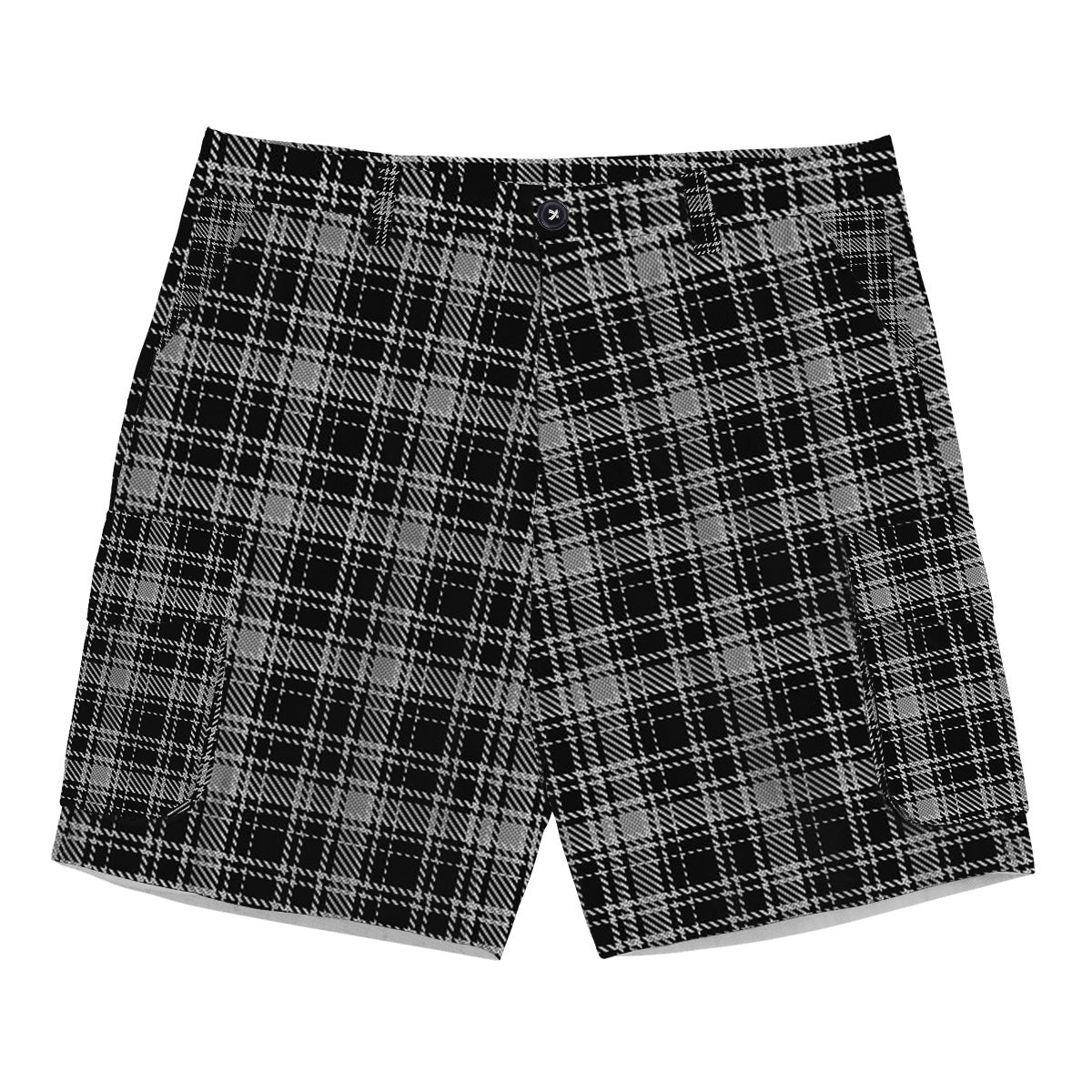 ScotsTee Shop Scottish Drummond Grey Clans Originaux Tartan Plaid Cargo Shorts for Men