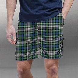 ScotsTee Shop Scottish Davidson of Tulloch Dress Ancient Tartan Plaid Cargo Shorts for Men