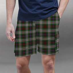 ScotsTee Shop Scottish Fraser Hunting Dress Tartan Plaid Cargo Shorts for Men