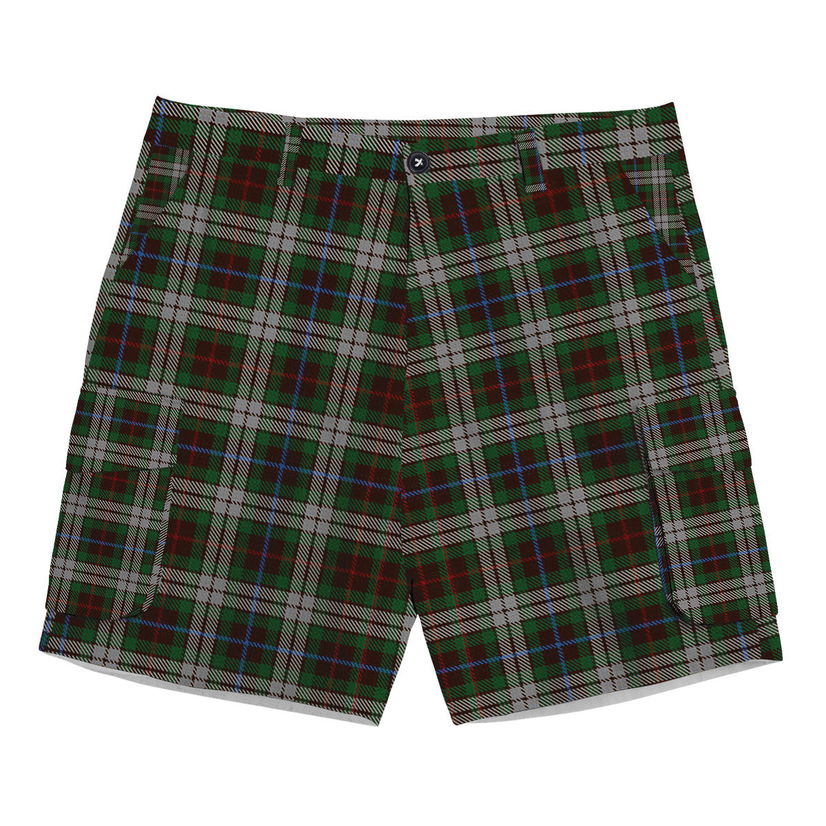 ScotsTee Shop Scottish Fraser Hunting Dress Tartan Plaid Cargo Shorts for Men