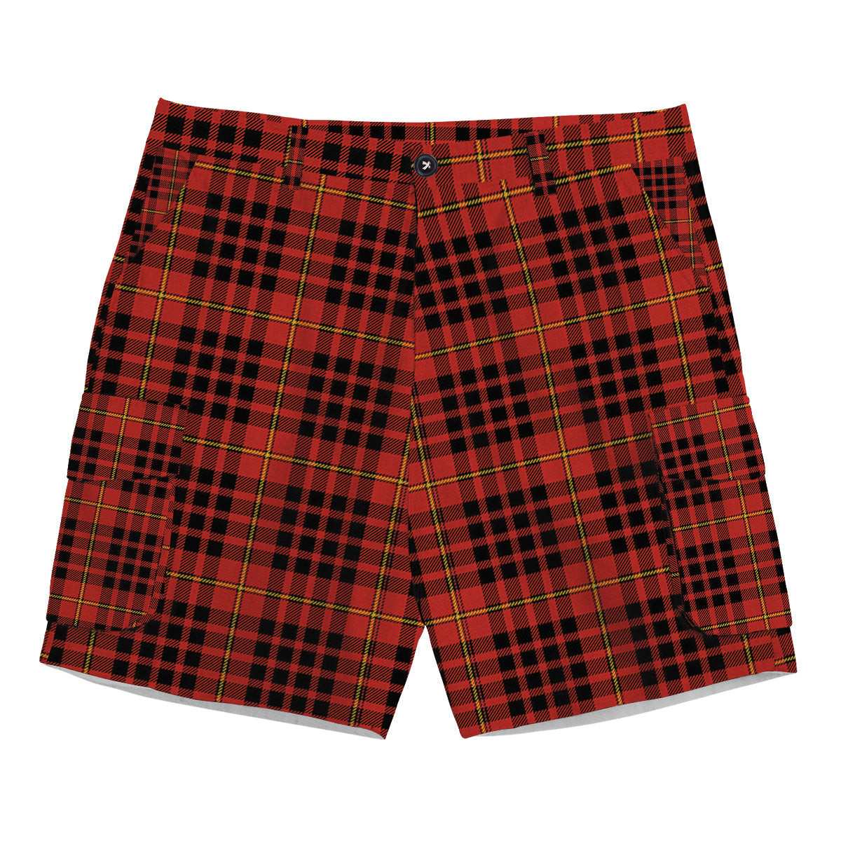 ScotsTee Shop Scottish Donald of Ardnamurchan Ancient Tartan Plaid Cargo Shorts for Men