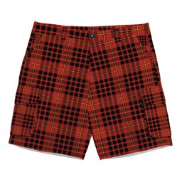 ScotsTee Shop Scottish Donald of Ardnamurchan Ancient Tartan Plaid Cargo Shorts for Men