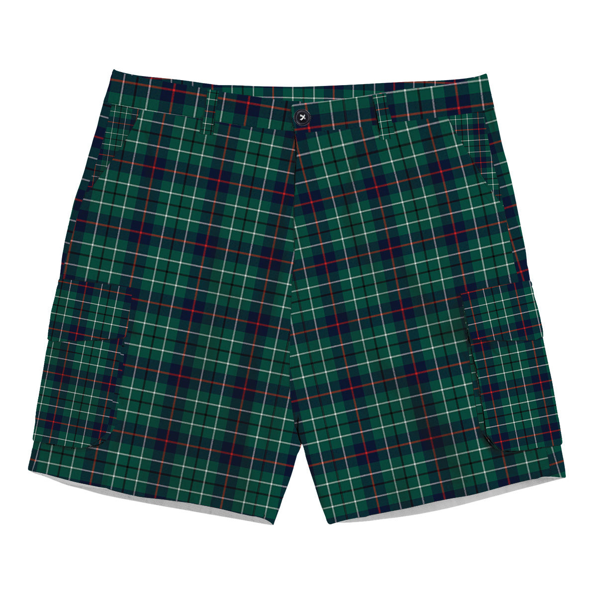 ScotsTee Shop Scottish Duncan Modern Clan Tartan Plaid Cargo Shorts for Men