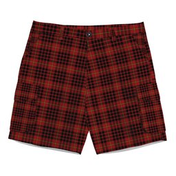 ScotsTee Shop Scottish Donald of Ardnamurchan Tartan Plaid Cargo Shorts for Men