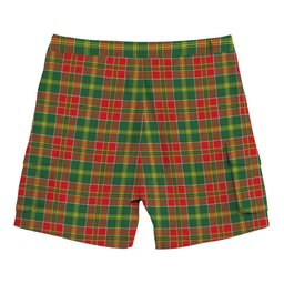 ScotsTee Shop Scottish Donald of Kingsburgh Modern Tartan Plaid Cargo Shorts for Men