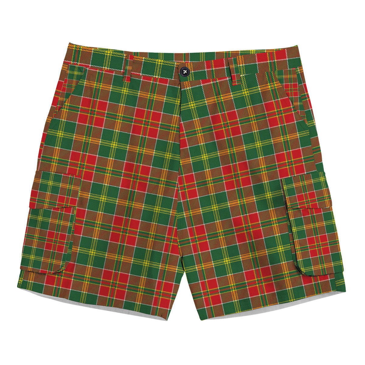 ScotsTee Shop Scottish Donald of Kingsburgh Modern Tartan Plaid Cargo Shorts for Men