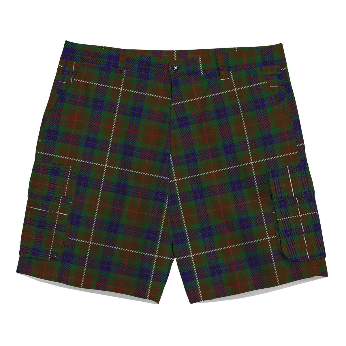 ScotsTee Shop Scottish Fraser Hunting 1 Tartan Plaid Cargo Shorts for Men