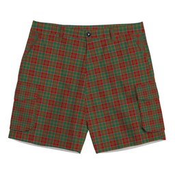 ScotsTee Shop Scottish McDonald of Kingsburgh Tartan Plaid Cargo Shorts for Men
