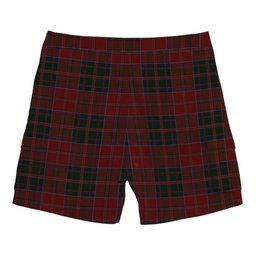 ScotsTee Shop Scottish MacDonald of Glencoe Tartan Plaid Cargo Shorts for Men