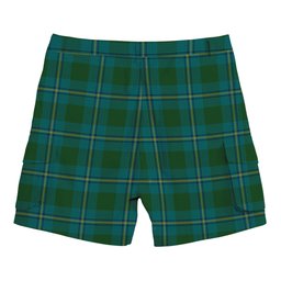 ScotsTee Shop Scottish Irvine of Bonshaw Tartan Plaid Cargo Shorts for Men