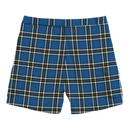 ScotsTee Shop Scottish Thomson Blue Modern Clan Tartan Plaid Cargo Shorts for Men