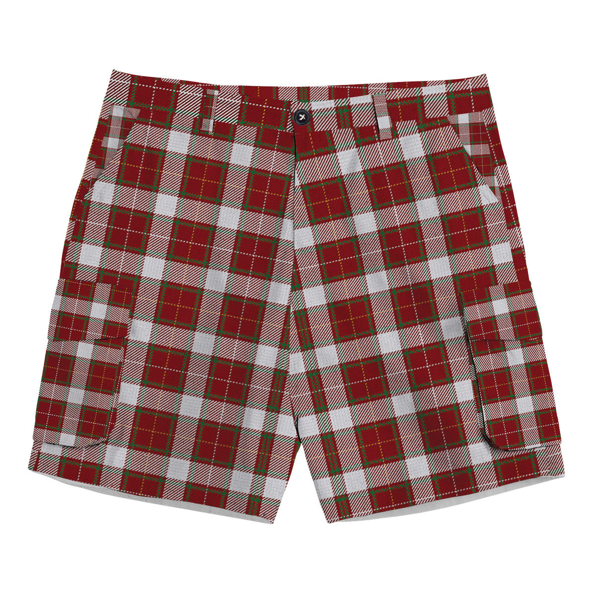 ScotsTee Shop Scottish MacPhee Dress Ancient Tartan Plaid Cargo Shorts for Men