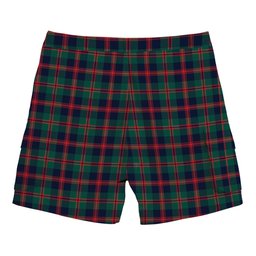 ScotsTee Shop Scottish Robertson of Struan Modern Tartan Plaid Cargo Shorts for Men