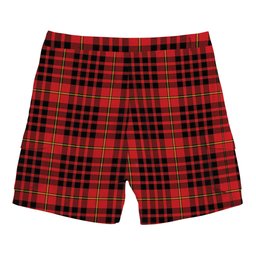 ScotsTee Shop Scottish McDonald of Ardnamurchan Modern Tartan Plaid Cargo Shorts for Men