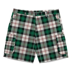 ScotsTee Shop Scottish Ross Arisaid Modern Tartan Plaid Cargo Shorts for Men