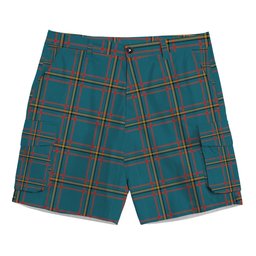 ScotsTee Shop Scottish MacLaine of Lochbuie Hunting Ancient Tartan Plaid Cargo Shorts for Men