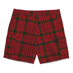 ScotsTee Shop Scottish McDonell of Keppoch Modern Tartan Plaid Cargo Shorts for Men