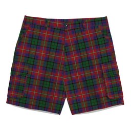 ScotsTee Shop Scottish Rattray of Lude Tartan Plaid Cargo Shorts for Men