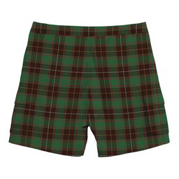 ScotsTee Shop Scottish McPhee Hunting Modern Tartan Plaid Cargo Shorts for Men