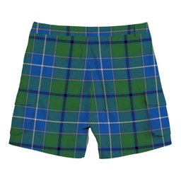 ScotsTee Shop Scottish Wishart Hunting Ancient Clan Tartan Plaid Cargo Shorts for Men