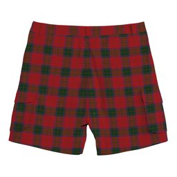 ScotsTee Shop Scottish Robertson Vestiarium Scoticum Tartan Plaid Cargo Shorts for Men