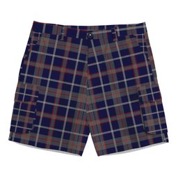ScotsTee Shop Scottish Yamaha Marine Best In Class Tartan Plaid Cargo Shorts for Men