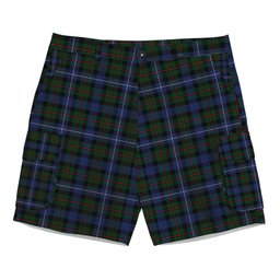 ScotsTee Shop Scottish Robertson Hunting Tartan Plaid Cargo Shorts for Men