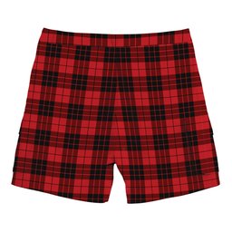 ScotsTee Shop Scottish MacLeod of Raasay SC Tartan Plaid Cargo Shorts for Men