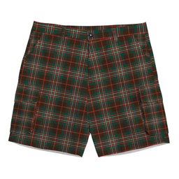 ScotsTee Shop Scottish Scott Brown Hunting Modern Tartan Plaid Cargo Shorts for Men