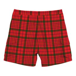 ScotsTee Shop Scottish MacDonnell of Keppoch Modern SC Tartan Plaid Cargo Shorts for Men