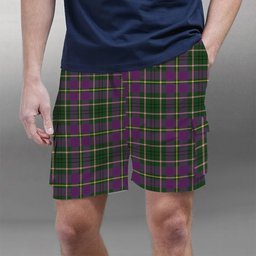 ScotsTee Shop Scottish Tailyour Tartan Plaid Cargo Shorts for Men