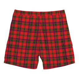 ScotsTee Shop Scottish MacColl Modern Tartan Plaid Cargo Shorts for Men
