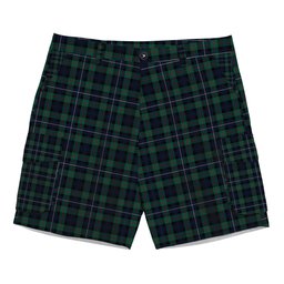 ScotsTee Shop Scottish Robertson Hunting #2 Modern Tartan Plaid Cargo Shorts for Men