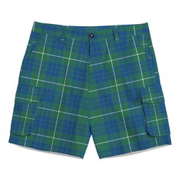 ScotsTee Shop Scottish Hamilton Hunting Ancient Tartan Plaid Cargo Shorts for Men