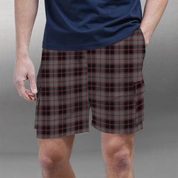 ScotsTee Shop Scottish McPherson Hunting Tartan Plaid Cargo Shorts for Men