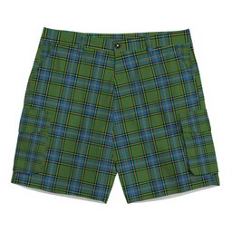 ScotsTee Shop Scottish McMillan Hunting Ancient Tartan Plaid Cargo Shorts for Men