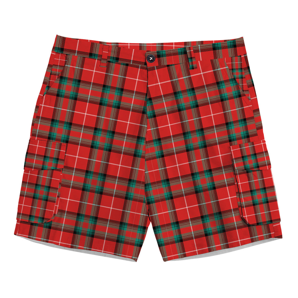 ScotsTee Shop Scottish Stuart of Bute SC Tartan Plaid Cargo Shorts for Men