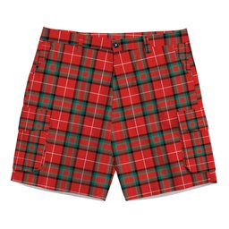 ScotsTee Shop Scottish Stuart of Bute SC Tartan Plaid Cargo Shorts for Men