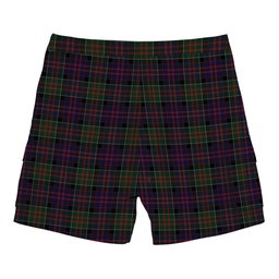 ScotsTee Shop Scottish MacDonald of Clanranald Tartan Plaid Cargo Shorts for Men