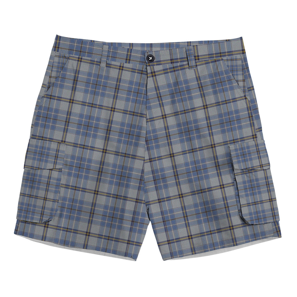 ScotsTee Shop Scottish Tweedie Tartan Plaid Cargo Shorts for Men