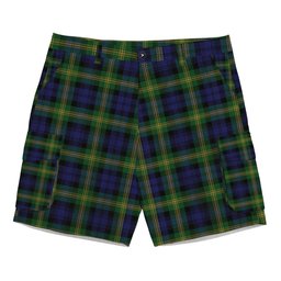 ScotsTee Shop Scottish Gordon of Esselmont Tartan Plaid Cargo Shorts for Men