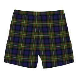 ScotsTee Shop Scottish McLaren Modern Tartan Plaid Cargo Shorts for Men